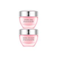 法国Lancome兰蔻水份缘日晚霜两件套盒装 水分缘舒缓补水保湿面霜补水滋润修护肤礼盒