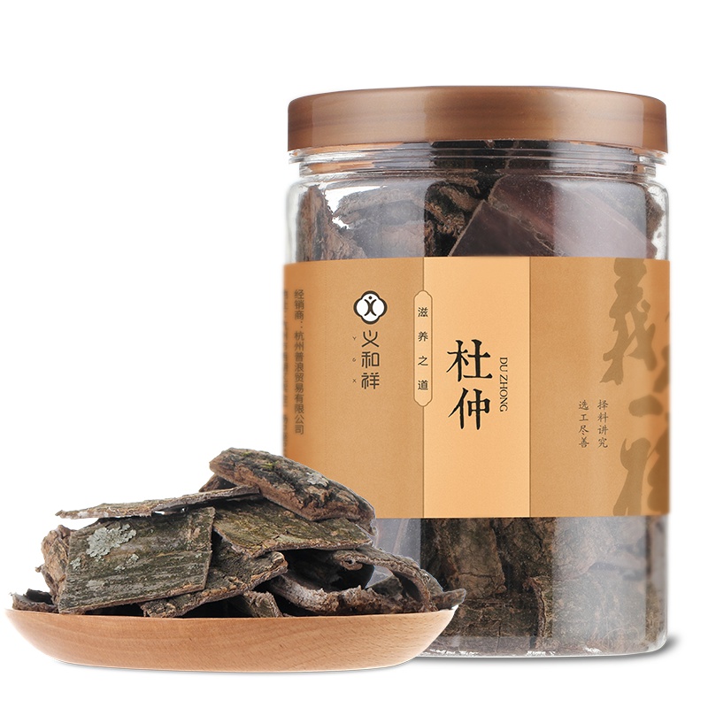 义和祥杜仲 生杜仲 杜仲片 100g罐装