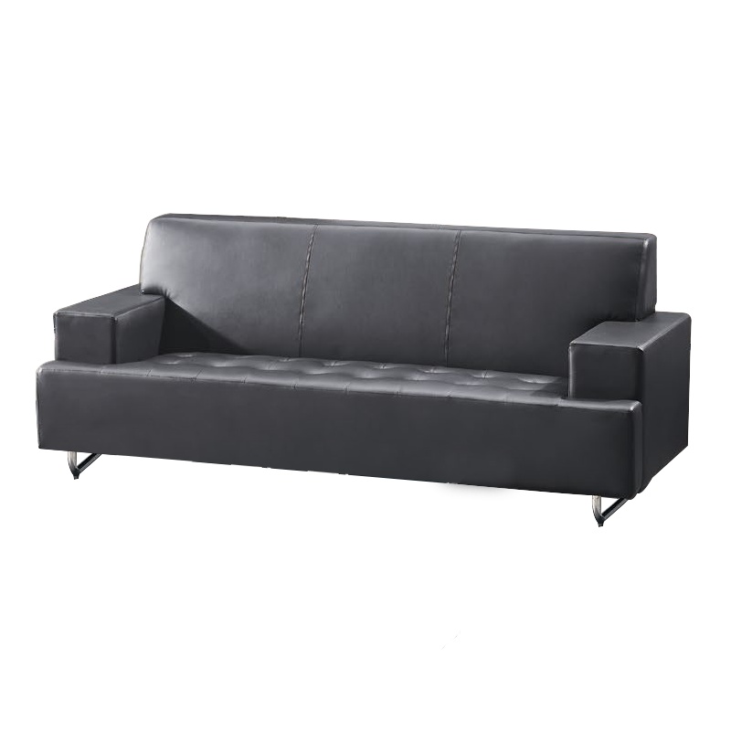 科朔 沙发 办公接待沙发商务沙发 西皮三人位 XTD55653