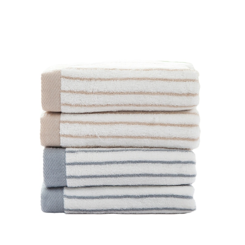 洁丽雅(grace)6450纯棉舒适毛巾 72*34cm 3条装 颜色随机