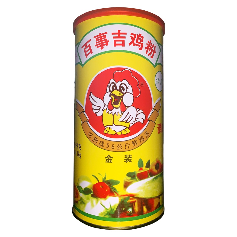 百事吉金装鸡粉1000克可制成58公斤鲜鸡汤高级酒店专用品