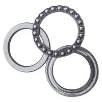 日本进口工艺C7NSK轴承 51317 51318 51320 51322 51324 51326 /P5 推力球3片