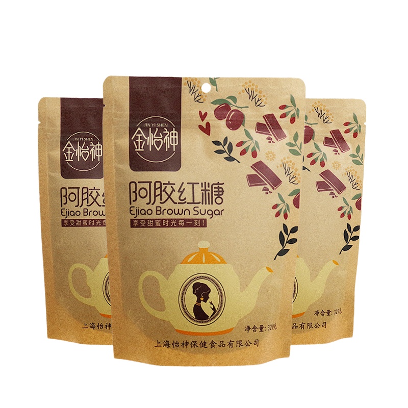 金怡神阿胶红糖姜茶阿胶红枣姜茶古法熬制红糖姜茶袋装320g*3
