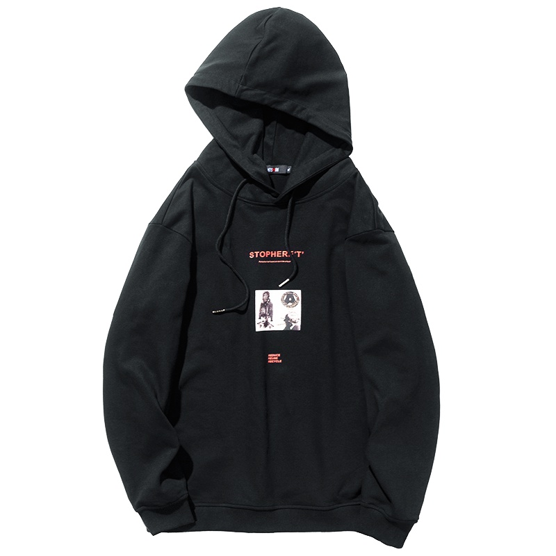 海德斯曼连帽卫衣男ins超火情侣卫衣明星同款套头卫衣男潮流15232