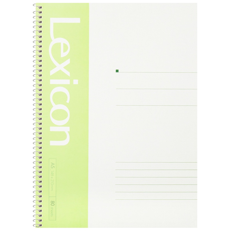 得力(deli)7685 螺旋装订本A5/100页记事本 软抄本 笔记本子 6本装