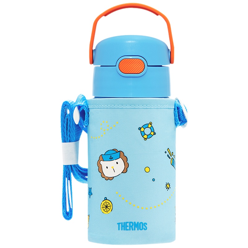 膳魔师THERMOS塑料杯BBSD-400 BOtritan吸管杯吸便携婴儿防呛宝宝学饮杯