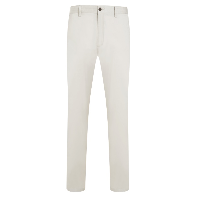 依文男士商务休闲裤浅卡其休闲长裤直筒裤子EB550283