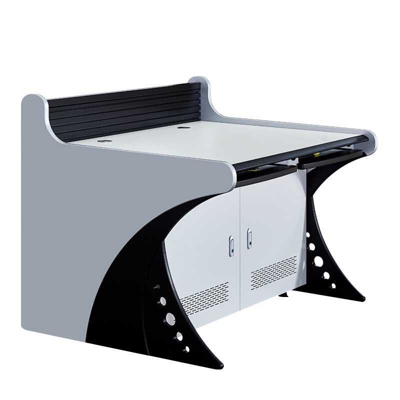 尔迈 机房操作台指挥调度台工控台中心控制监控桌 三联