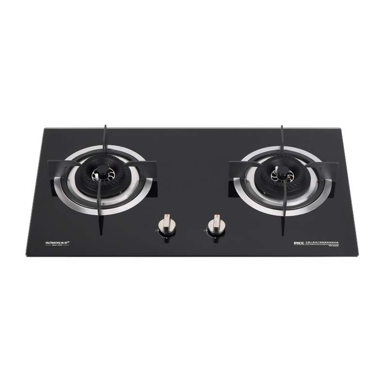 GOMON\光芒GM2053B大火力 黑色防爆玻璃面板燃气灶具