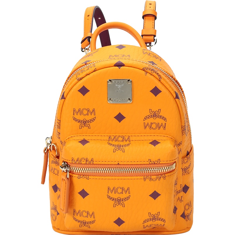 MCM 男女中性 人造革Stark Bebe Boo斜挎包双肩包背包 MMKAAVE18