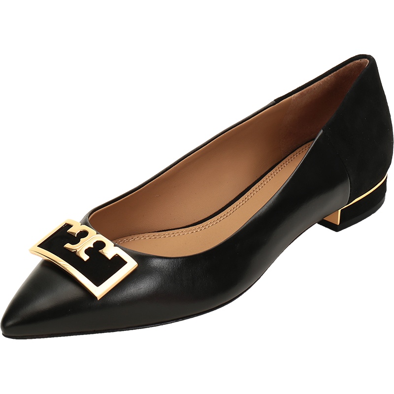 TORY BURCH 托里·伯奇 TB女鞋 皮革 尖头平底鞋船鞋 60316