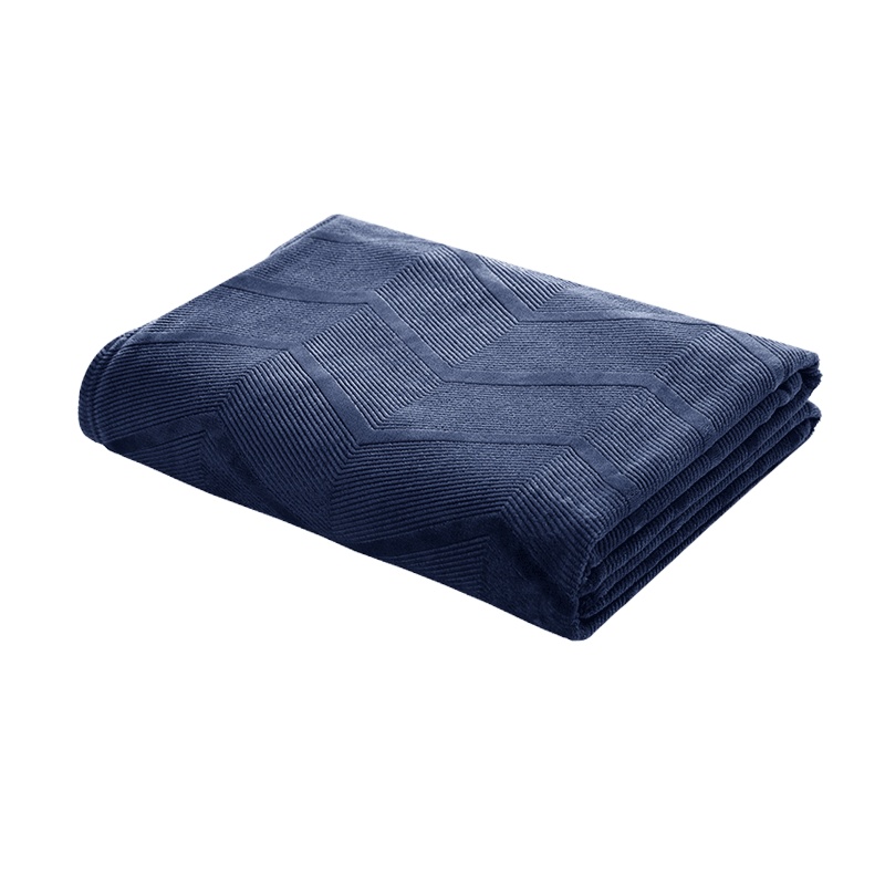 水星家纺出品百丽丝珊瑚绒法兰绒压花毛毯床单午睡盖毯维尔斯新品