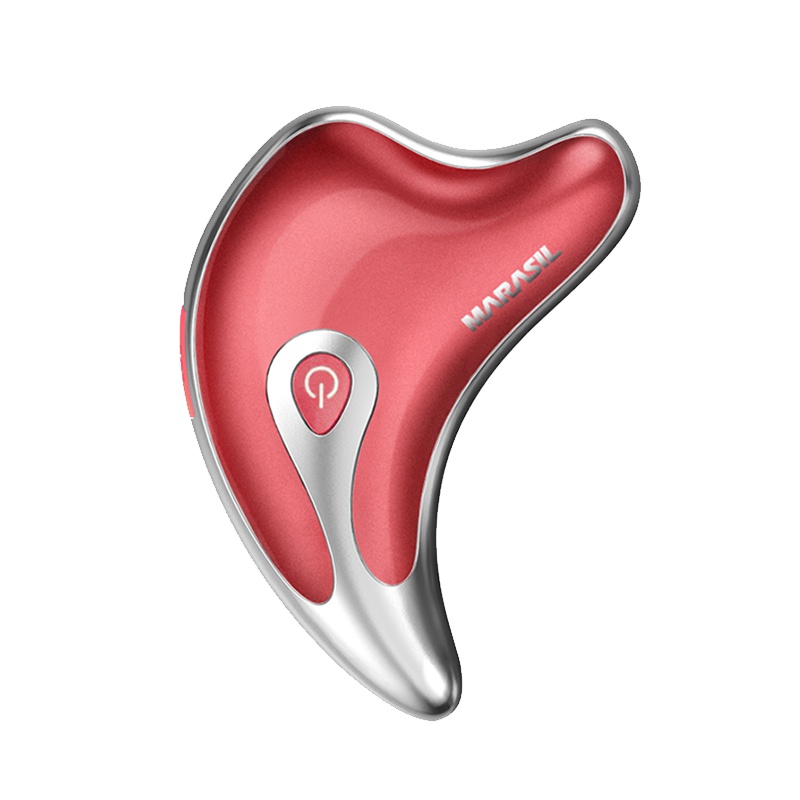 玛瑞莎(MARASIL)KaXa-LiFts美容仪小海豚美容仪EMS/微电流脸部按摩器去皱提拉塑形紧致美容仪 红色