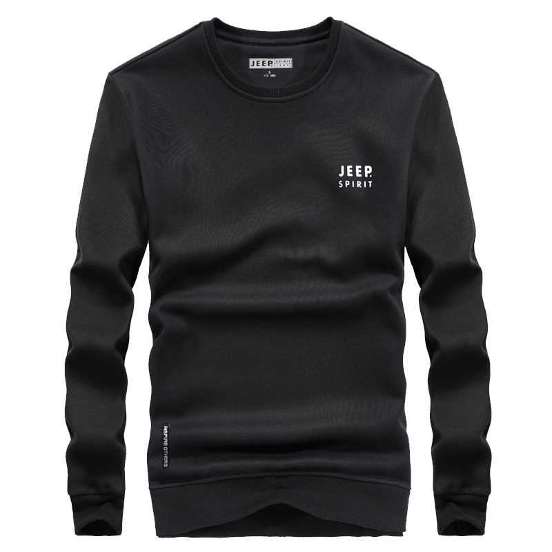 JEEP/吉普2019秋新款时尚休闲简约长袖休闲男装上衣打底衫FSM