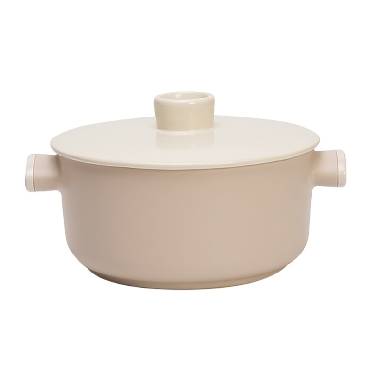 TVS 意大利进口锅具 不粘锅双耳汤锅 陶瓷盖20cm炖锅