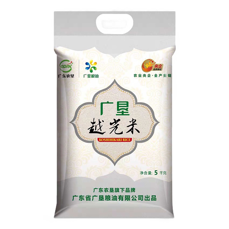 广垦越光米5KG 广东农垦出品 日本原种 丹东基地有机种植