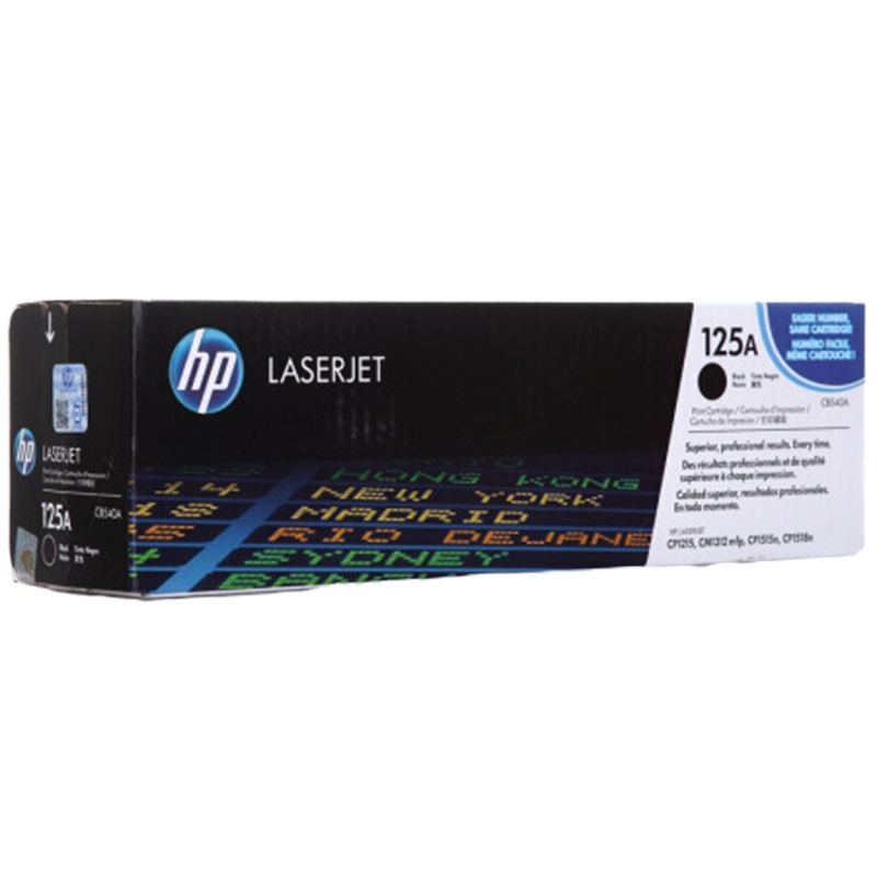 惠普(HP)125A CB540A黑色硒鼓 适用惠普CP1215 1515n 1518ni CM1312