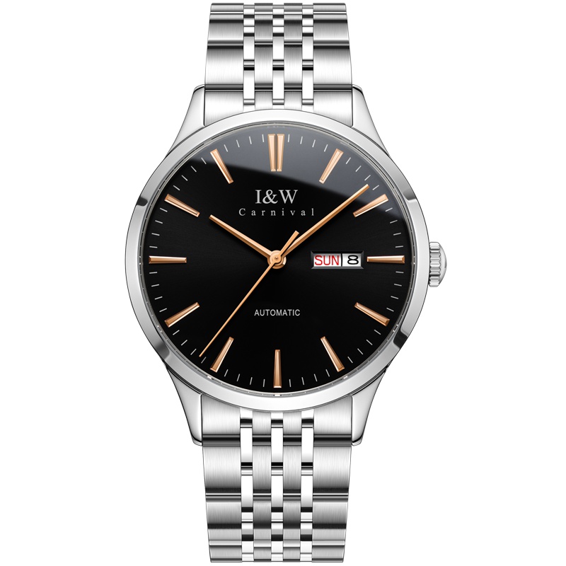 瑞士品牌爱沃驰IW手表 男表 男士全自动机械表 休闲时尚商务情侣表防水手表女表2020新款手表