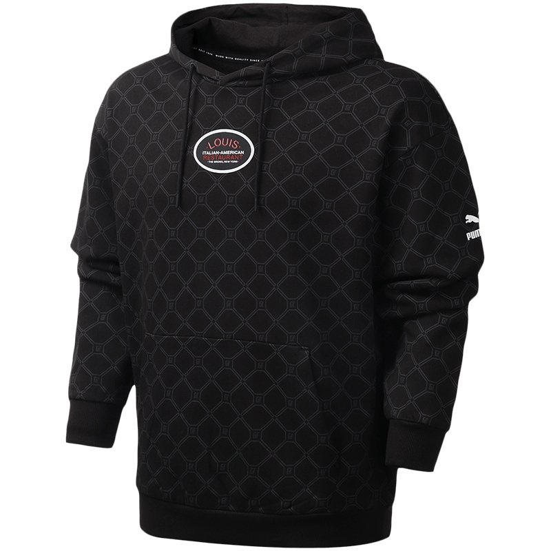 【自营】PUMA彪马黑标男装运动服TGF HOODY AOP休闲连帽针织卫衣596639