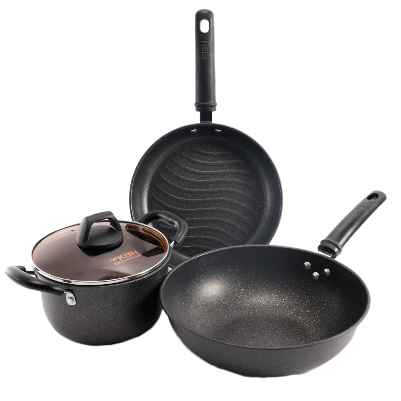 康巴赫麦饭石三件套 LCJT3A LT