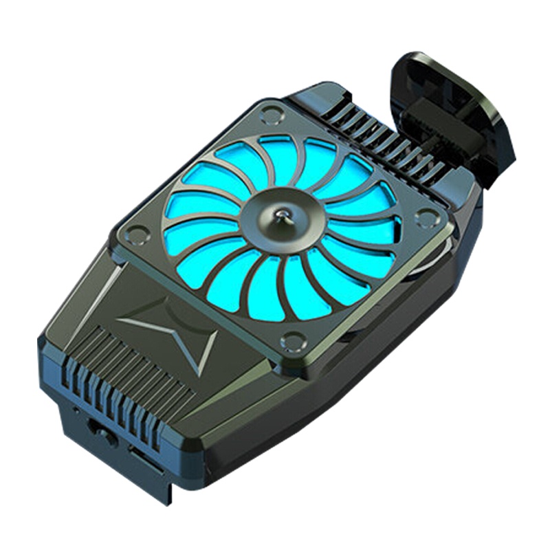 ESCASE 手机散热器 吃鸡王者荣耀神器外设辅助冰封散热背夹苹果华为Redmi小米风扇降温手柄神器CCR-01