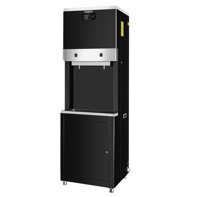 德国OWIN商用净水大型设备大流量学校饮水机办公室企业公共直饮水立式热水器净水机全自动步进式开水器 6KT不锈钢拉丝