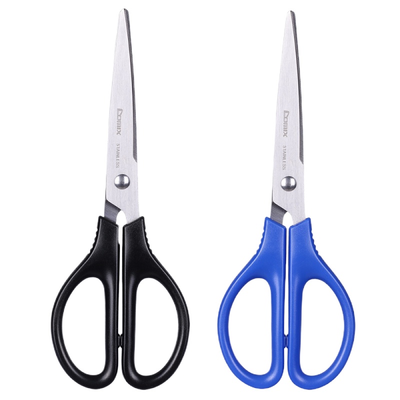 齐心B2715办公剪刀 7寸 170mm PVC袋包装/把