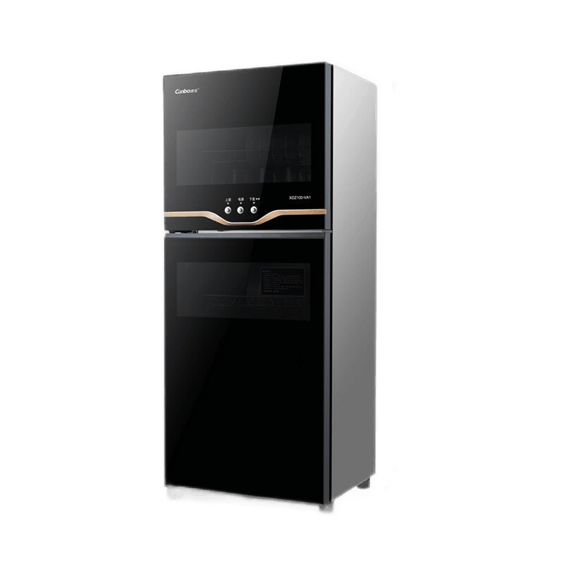 康宝(Canbo)XDZ100-VA1 消毒柜家用 新款立式 双门双层 厨房小型碗筷柜 二星级高温 分层控制 大容量商用