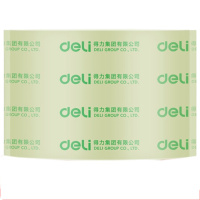 得力 30367 高透明封箱胶带打包胶带办公用品 60mm*40y*50um(36.6m/卷)10卷装