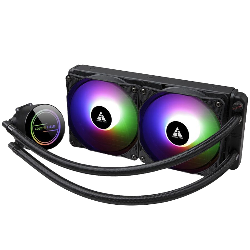 金河田冰刃240水冷cpu散热器电脑台式机rgb风扇全平台一体式水冷