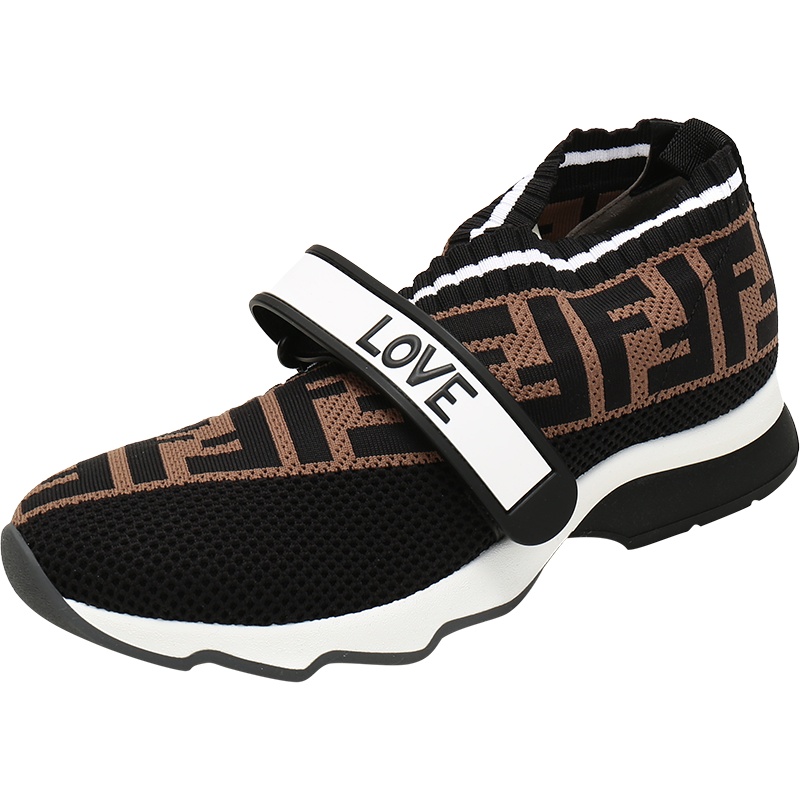 FENDI 女士 织物网眼休闲运动鞋 8E6701 A5JF