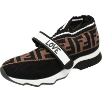 FENDI 女士 织物网眼休闲运动鞋 8E6701 A5JF