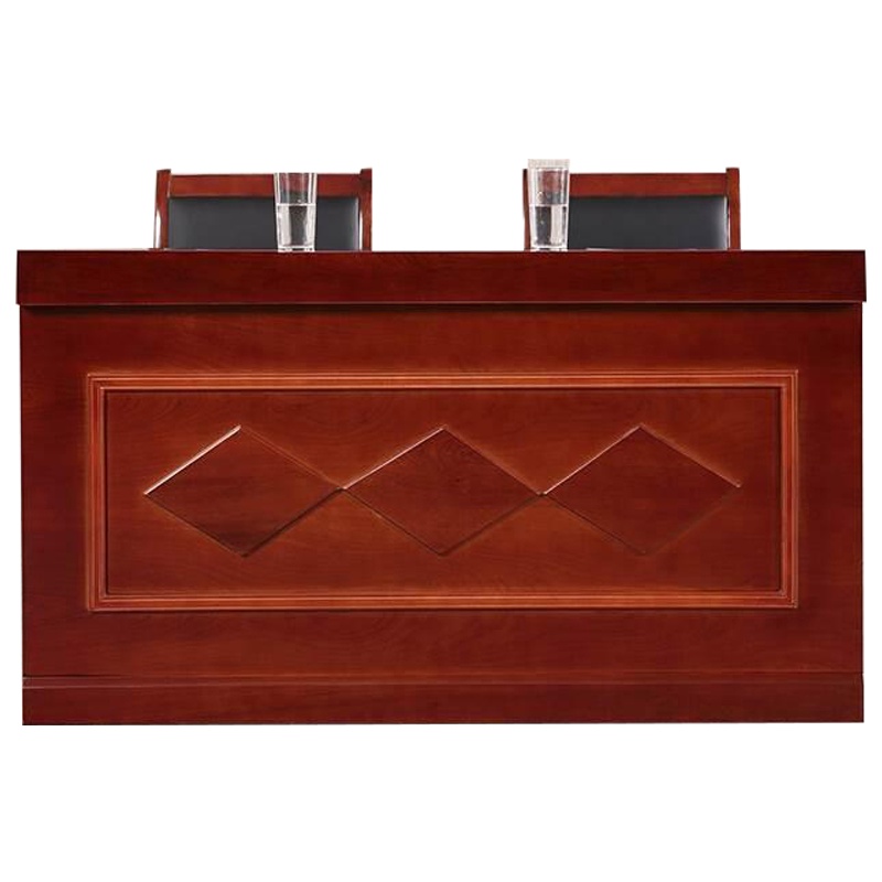 创世人 办公家具会议桌长条形演讲台主持台大型主持人演讲办公家具主讲台迎宾台