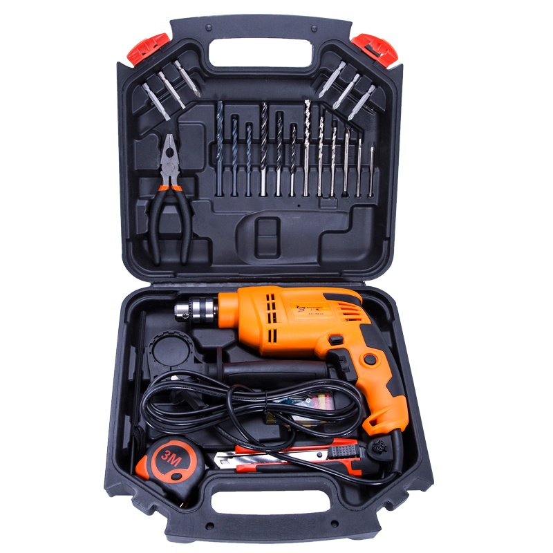 [苏宁自营]工蜂550W 家用冲击钻套装 电动工具/电钻/电动螺丝刀GI550