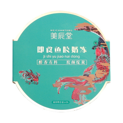美辰堂即食花胶奶冻100g*6碗装营养补充胶原蛋白正品滋补鱼胶