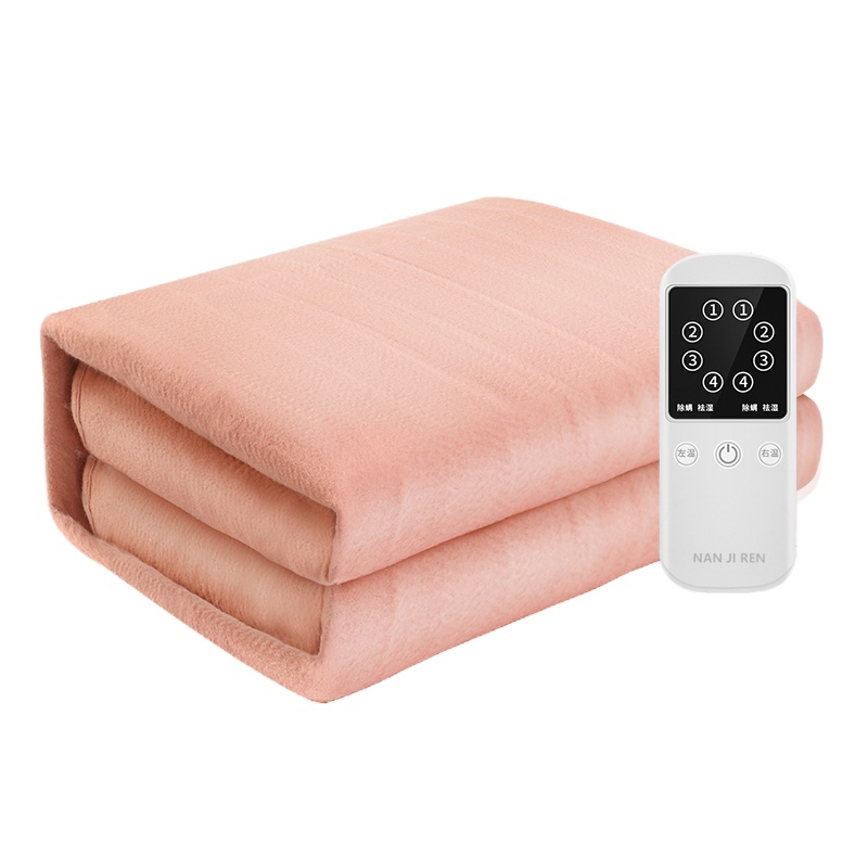 南极人(NanJiren)电热毯TT180X150-24X排潮除螨四档温控智能定时电暖毯电褥子