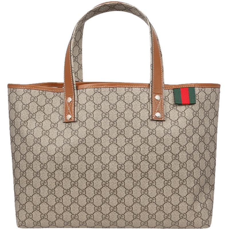 GUCCI 古驰 gucci女包 女士奢侈品古奇酷奇双G印花常规款帆布手提斜跨单肩购物袋