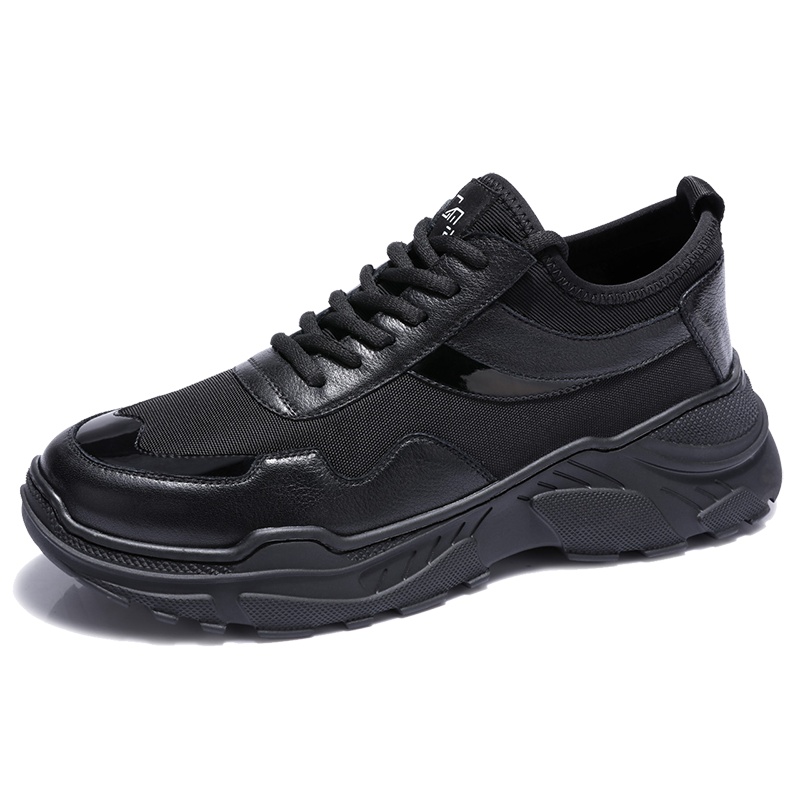 骆驼男鞋 秋季潮流运动休闲鞋舒适韩版拼接真皮休闲鞋A832291030