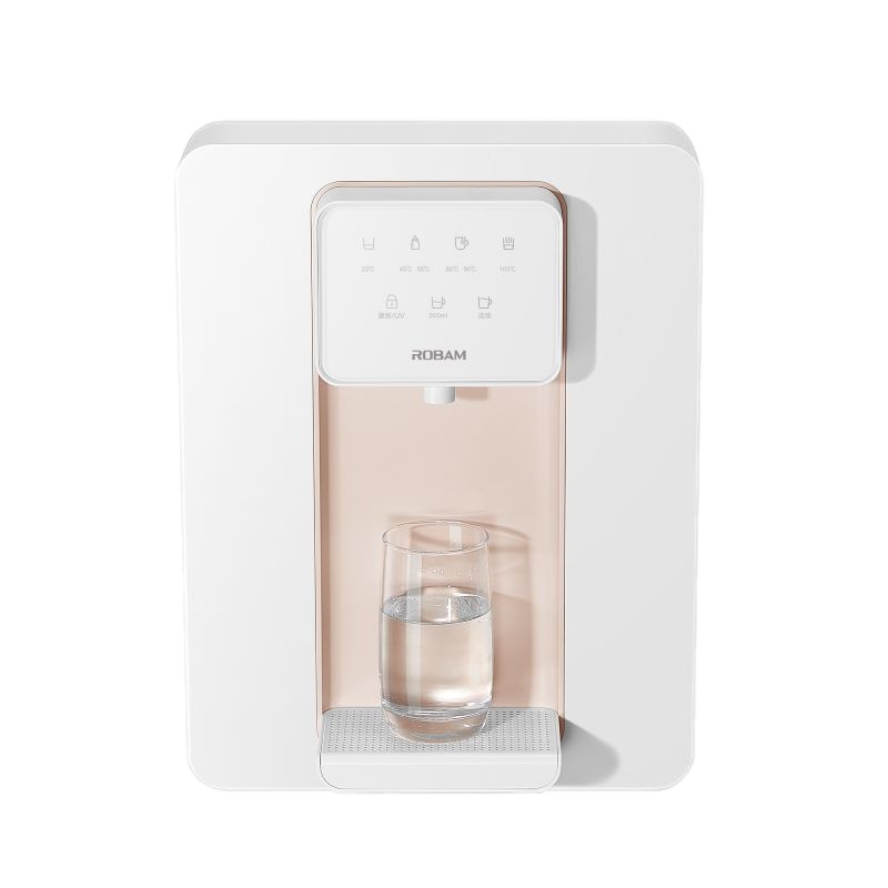 老板(Robam) 台挂两用饮水机即热式管线机GX05 家用速热饮水机 智能茶吧机 温热型饮 净水器伴侣 粉色款