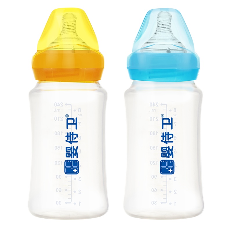 婴侍卫 宝宝宽口径玻璃奶瓶（240毫升/8安士）