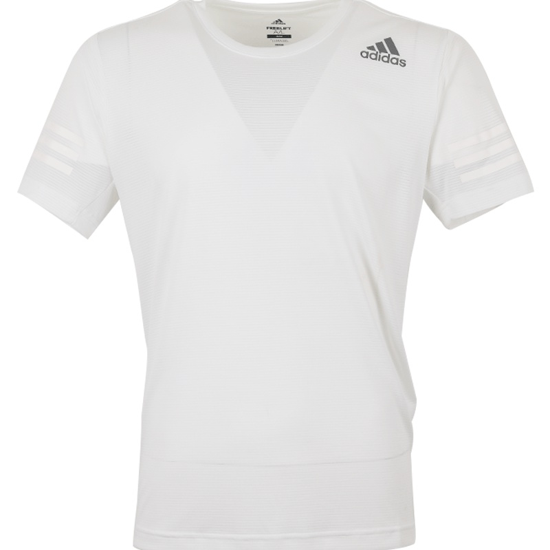 阿迪达斯男装 春季新款运动休闲圆步短袖T恤CW3928