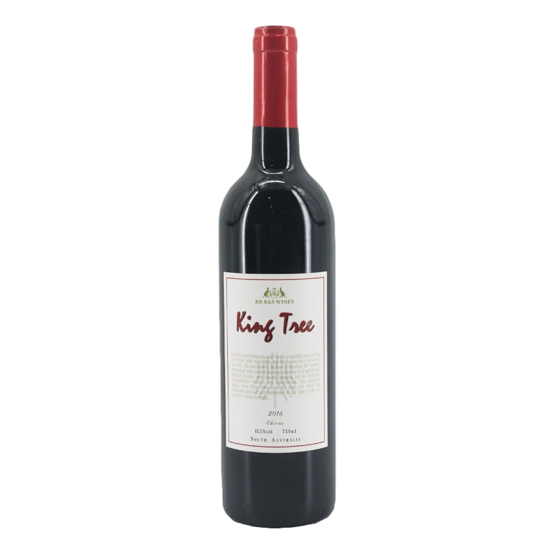 RR.B&S澳大利亚原装进口珍藏红酒 S金芝树西拉子15.5%VOL干型葡萄酒 单瓶装750ml