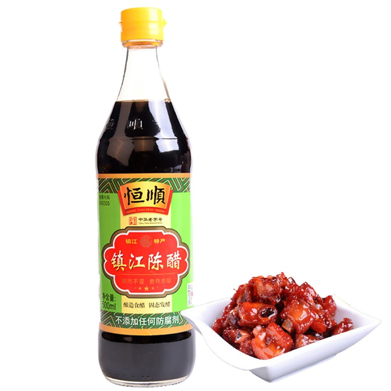 恒顺镇江陈醋(一级)500ml 镇江陈醋 炒菜烹调 凉拌 厨房调味
