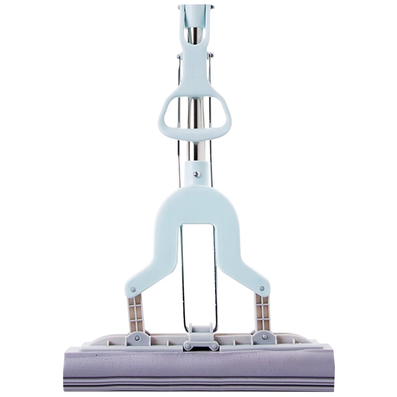 开普特 拖把对折式海绵地拖家用吸水海绵拖把宿舍用学生轻便免手洗 9600 赠拖头