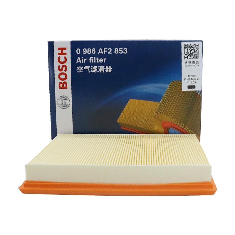 博世(BOSCH)空气滤清器0986AF2853(日产轩逸1.8/颐达1.6i掀背车/奇骏2.5i)
