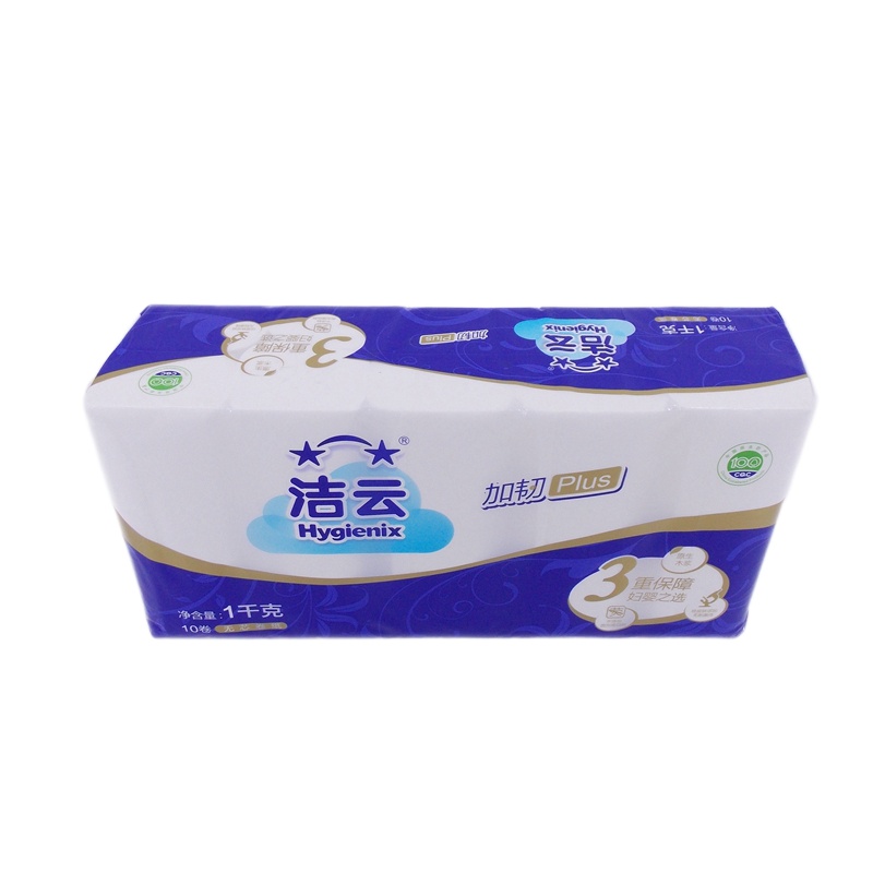 洁云加韧3层卷纸