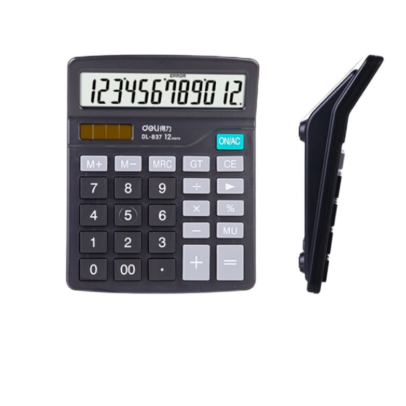 得力(deli) 837 桌面计算器 12位