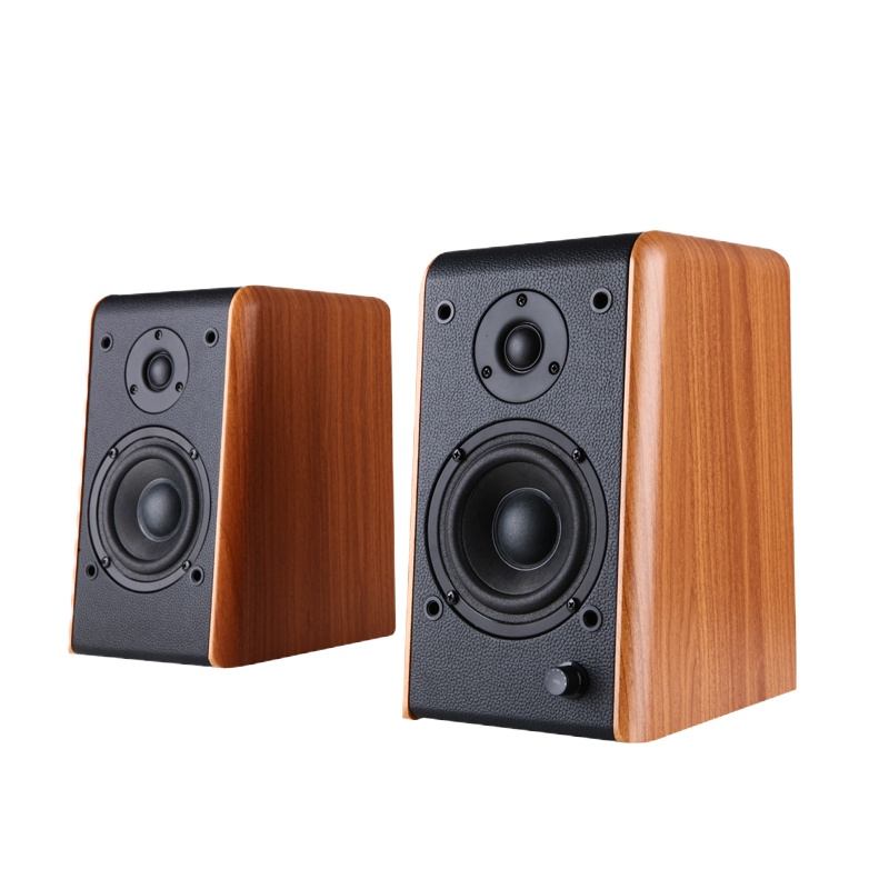 B77 多媒体有源音箱 2.0音响 电脑音箱 书架音响 一套装