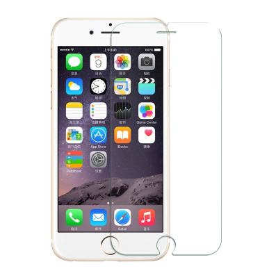 轻万适用苹果6钢化膜iphone6s保护贴膜apple非全屏高清手机保护膜