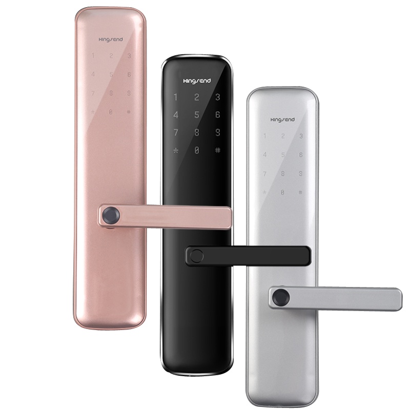 劲圣盾（Kingsend） 智能门锁 指纹锁 蓝牙锁 密码锁 电子锁 APP远程开启 身份证/磁卡开启 黑色